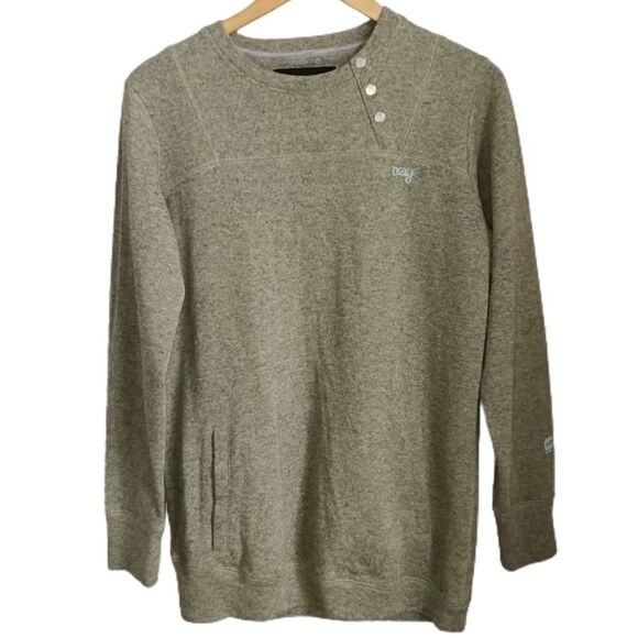 𝅺ORAGE Light Green Athletic Lined Wool Sweatshirt Size Medium - Picture 1 of 14